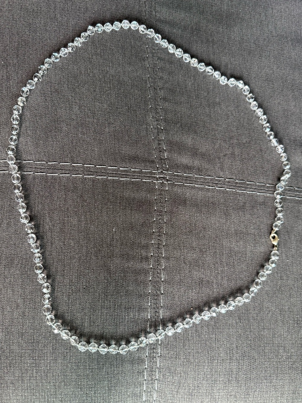 Crystal beaded necklace